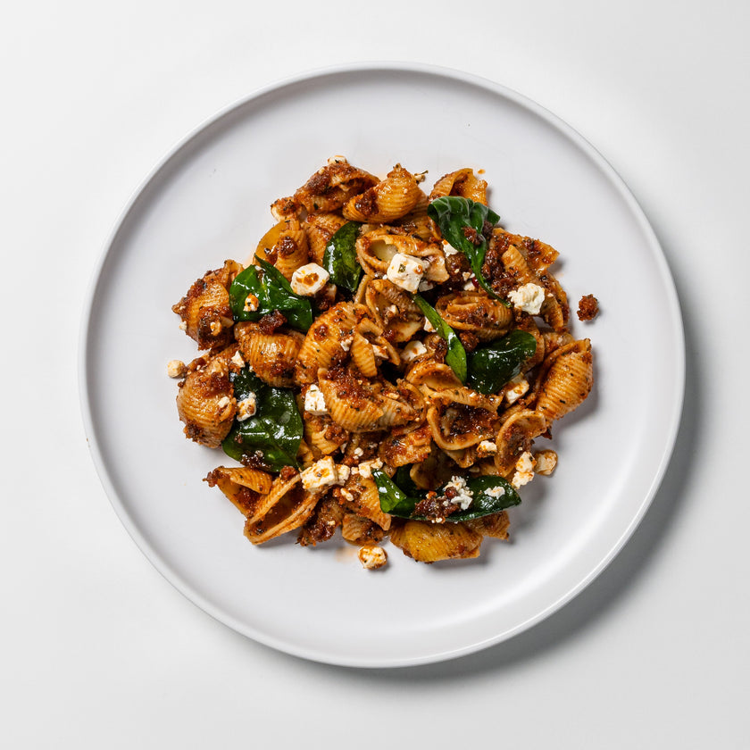 Sundried Tomato & Ricotta Spinach Pasta