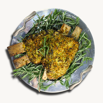 Garlic Crusted XL Beef Dino Ribs + Potato Rosti Bundle C