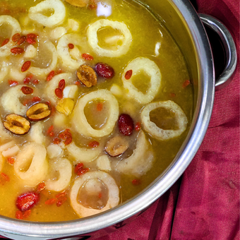 24-hr Dried Scallops & Fish Maw Collagen Soup - Incredible Catering