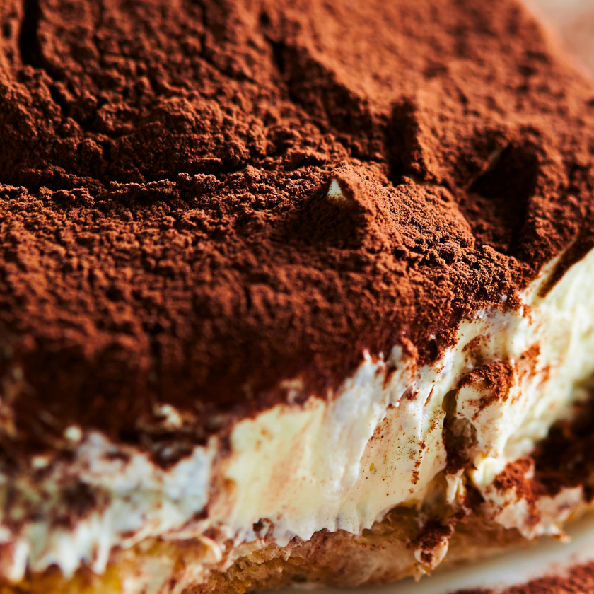 Homemade Deep Dish Tiramisu