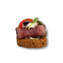 Wagyu Beef & Caramelized Onions Crostini