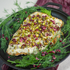 Pistachio & Pomegranate Crusted Salmon